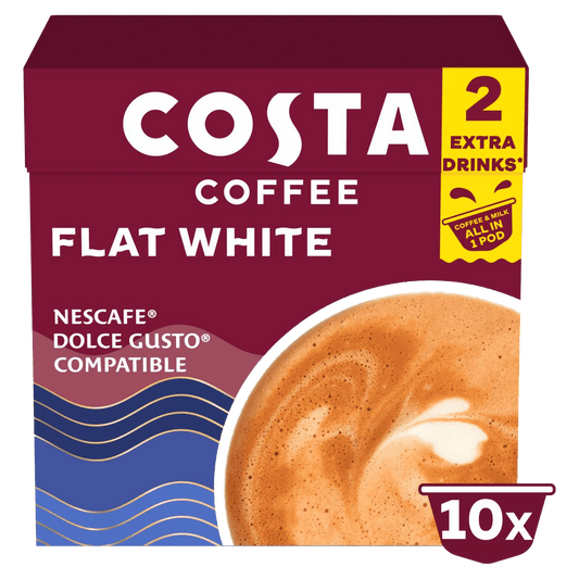 Costa Coffee Flat White - Dolce Gusto Compatible Pods image 0