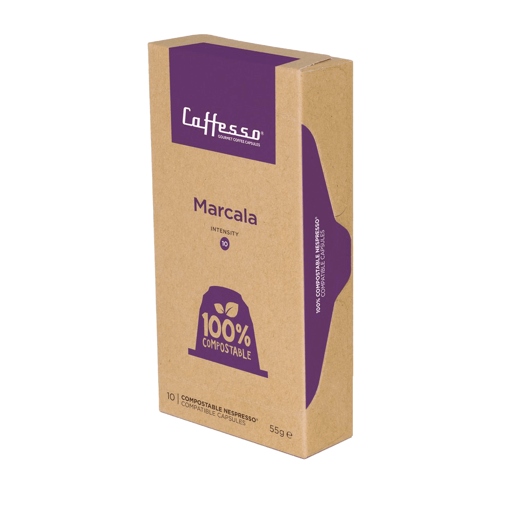 Caffesso - Marcala Nespresso Compatible Compostable Capsules image 0