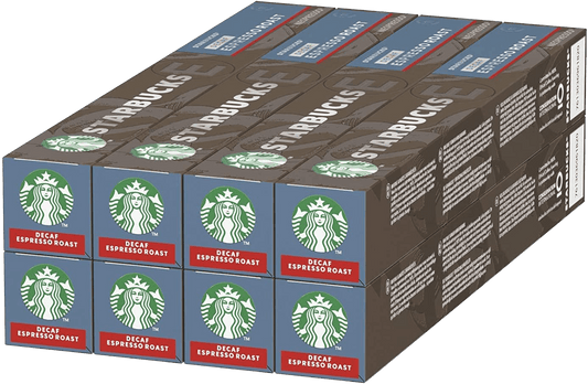 Decaf Espresso Roast - Starbucks Nespresso Compatible Pods - 8 Box Carton (80 Capsules) image