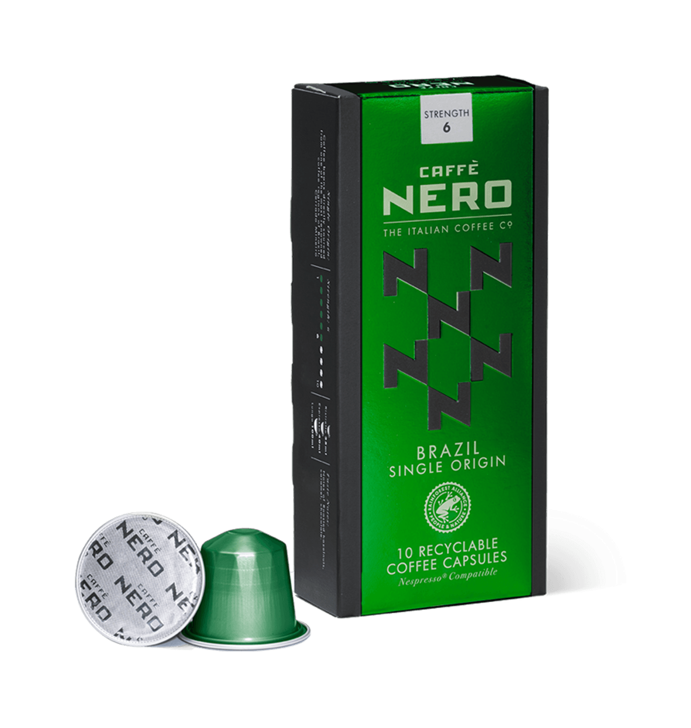 Caffe Nero Brazil -<br /> Original Blend Nespresso Compatible Capsules image 0