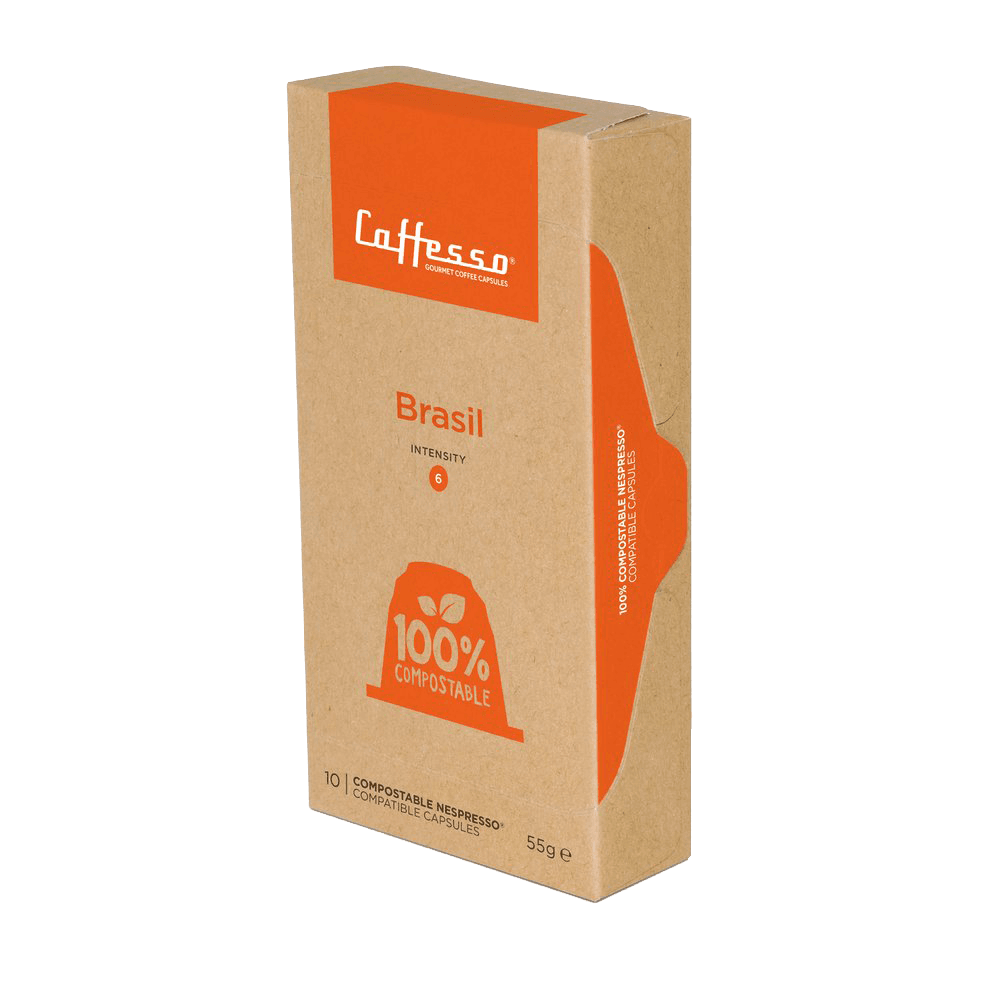 Caffesso Brasil - Compostable Nespresso Compatible Capsules image 0