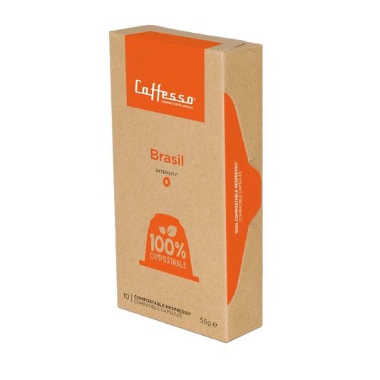 Caffesso Brasil - Compostable Nespresso Compatible Capsules image 0