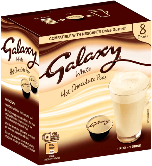 Galaxy White Hot Chocolate 
 Dolce Gusto Compatible Pods image 0
