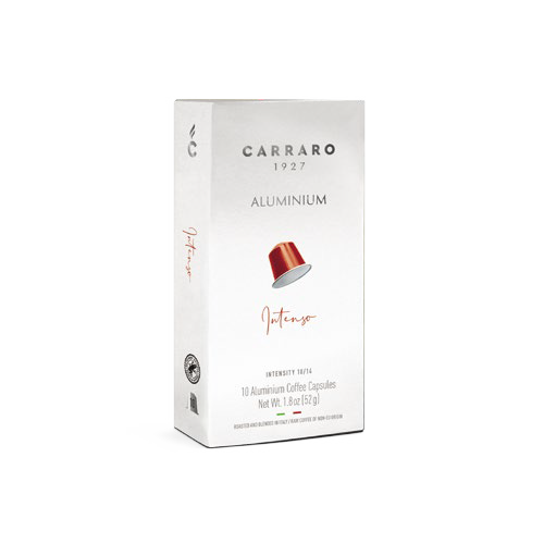 Intenso – Carraro Aluminium Nespresso Compatible Capsules