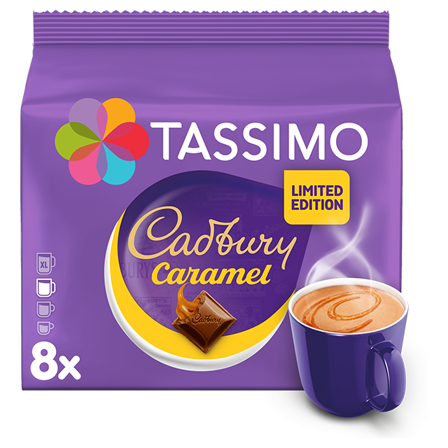 Cadbury Caramel Hot Chocolate - Pods for Tassimo