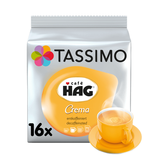 Café HAG Crema Decaffeinated - Pods for Tassimo