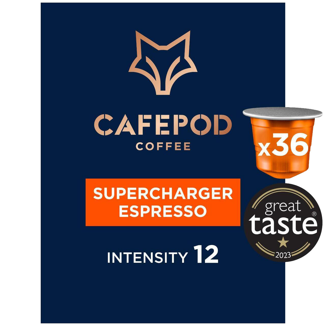 CafePod Supercharger Espresso – Nespresso Compatible Aluminium Coffee Pods