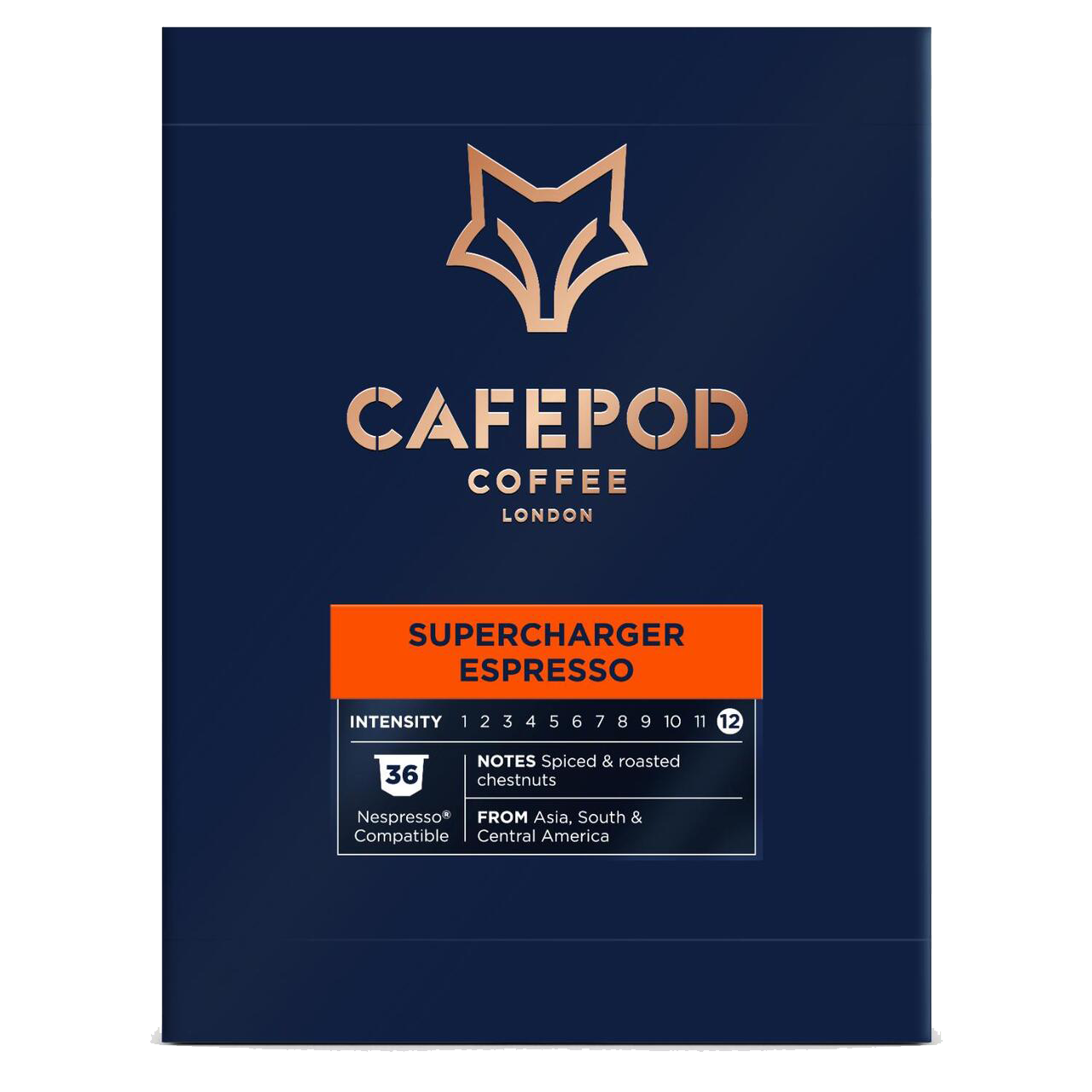 CafePod Supercharger Espresso – Nespresso Compatible Aluminium Coffee Pods