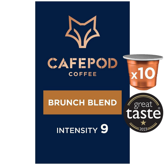 CafePod Brunch Blend – Nespresso Compatible Aluminium Coffee Pods