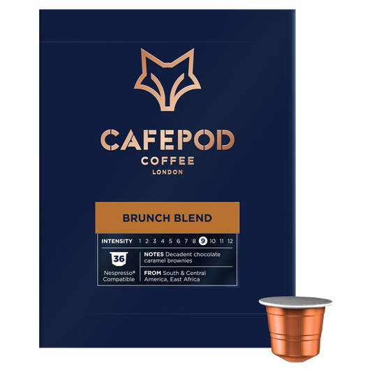 CafePod Brunch Blend – Nespresso Compatible Aluminium Coffee Pods