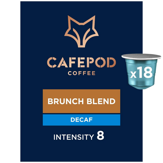 CafePod Brunch Blend Decaf – Nespresso Compatible Aluminium Coffee Pods
