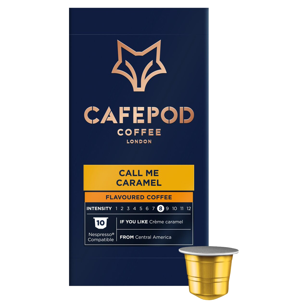 CafePod Call Me Caramel – Nespresso Compatible Aluminium Coffee Pods