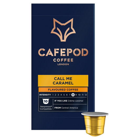 CafePod Call Me Caramel – Nespresso Compatible Aluminium Coffee Pods