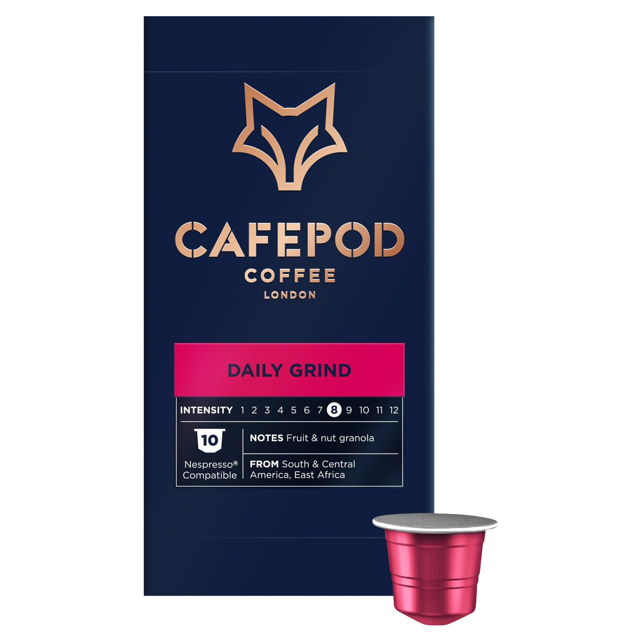 CafePod Daily Grind – Nespresso Compatible Aluminium Coffee Pods