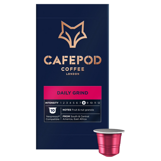 CafePod Daily Grind – Nespresso Compatible Aluminium Coffee Pods