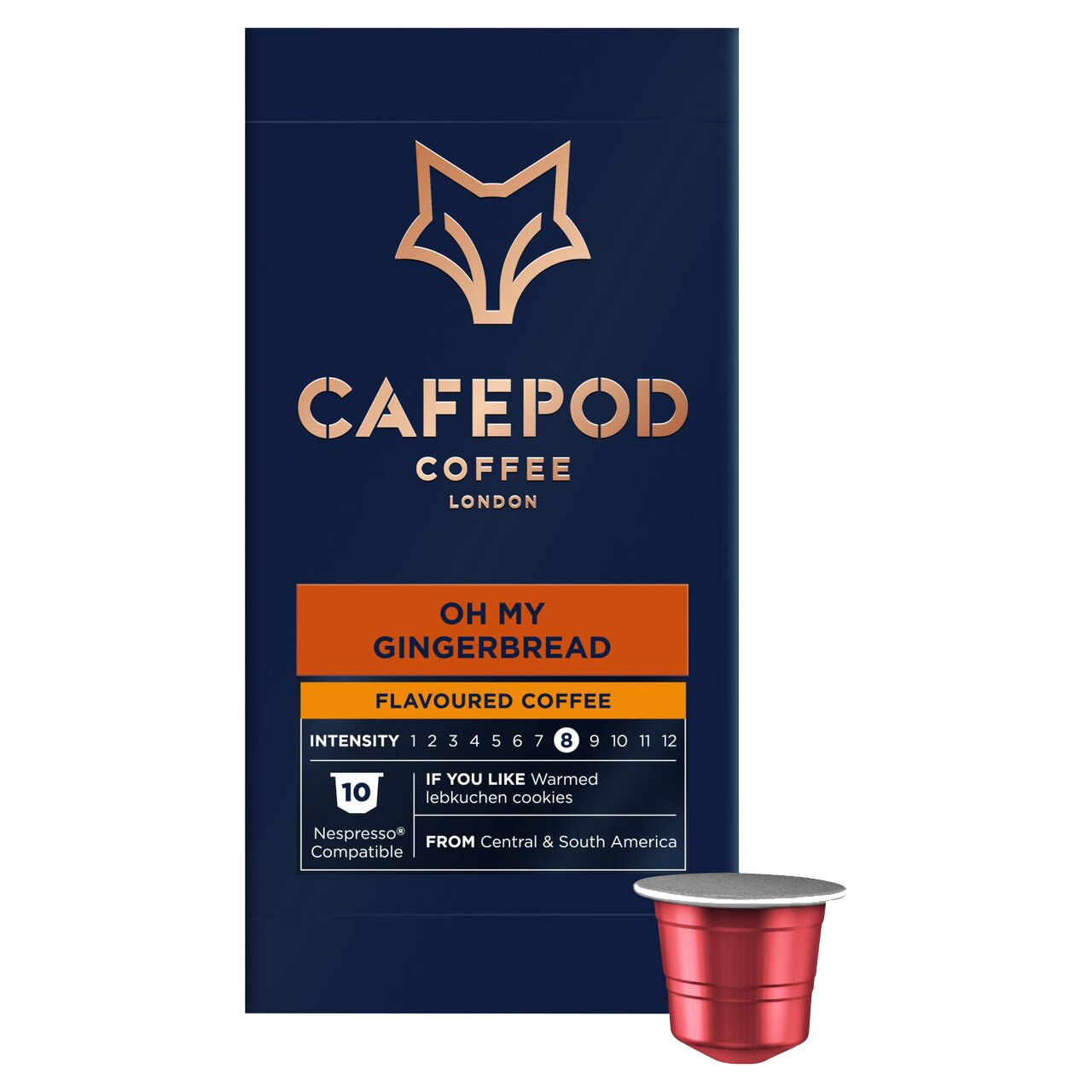 CafePod Oh My Gingerbread – Nespresso Compatible Aluminium Coffee Pods