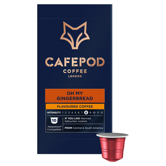 CafePod Oh My Gingerbread – Nespresso Compatible Aluminium Coffee Pods