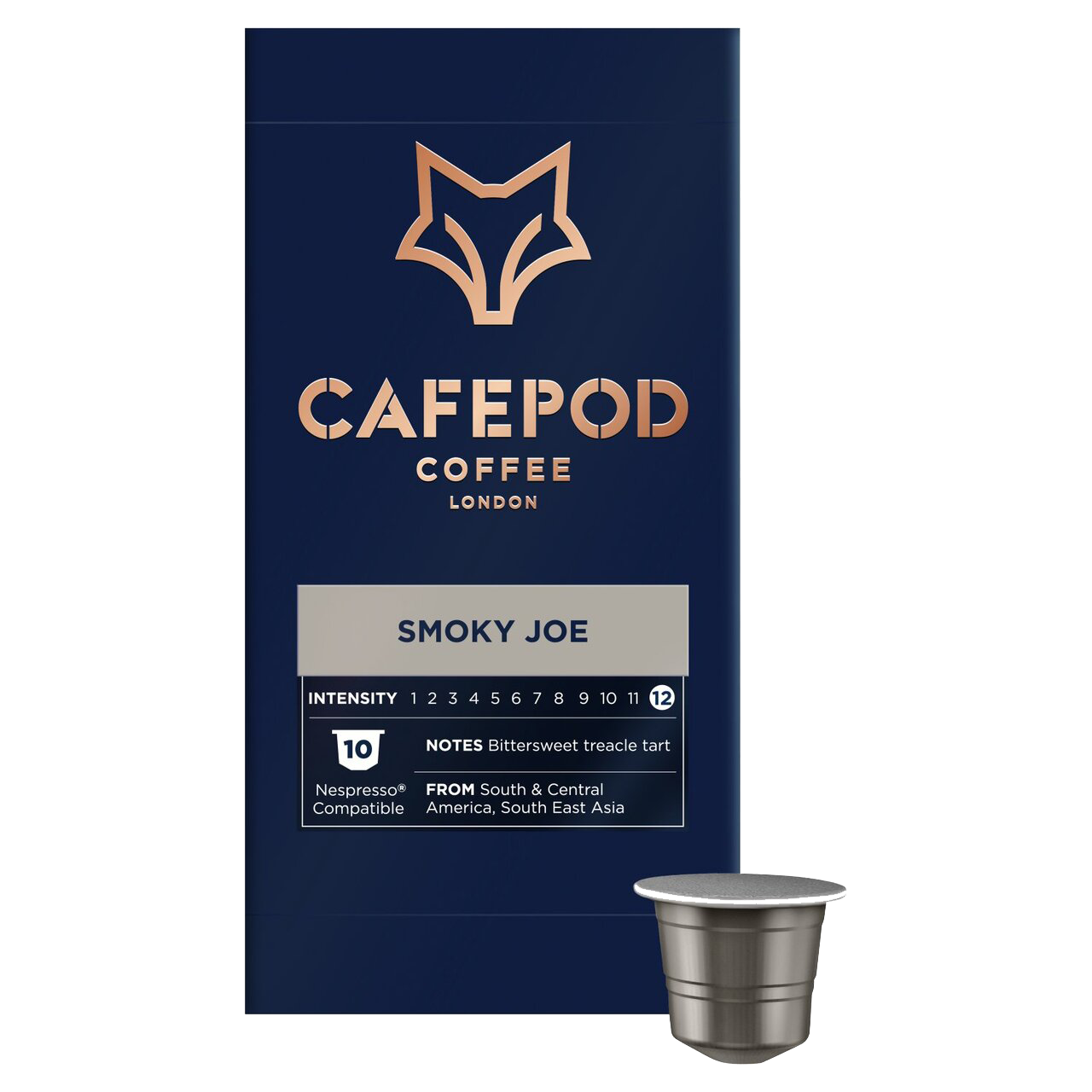 CafePod Smoky Joe – Nespresso Compatible Aluminium Coffee Pods
