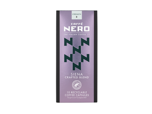 Caffé Nero Siena – Special Blend Nespresso Compatible Aluminium Capsules