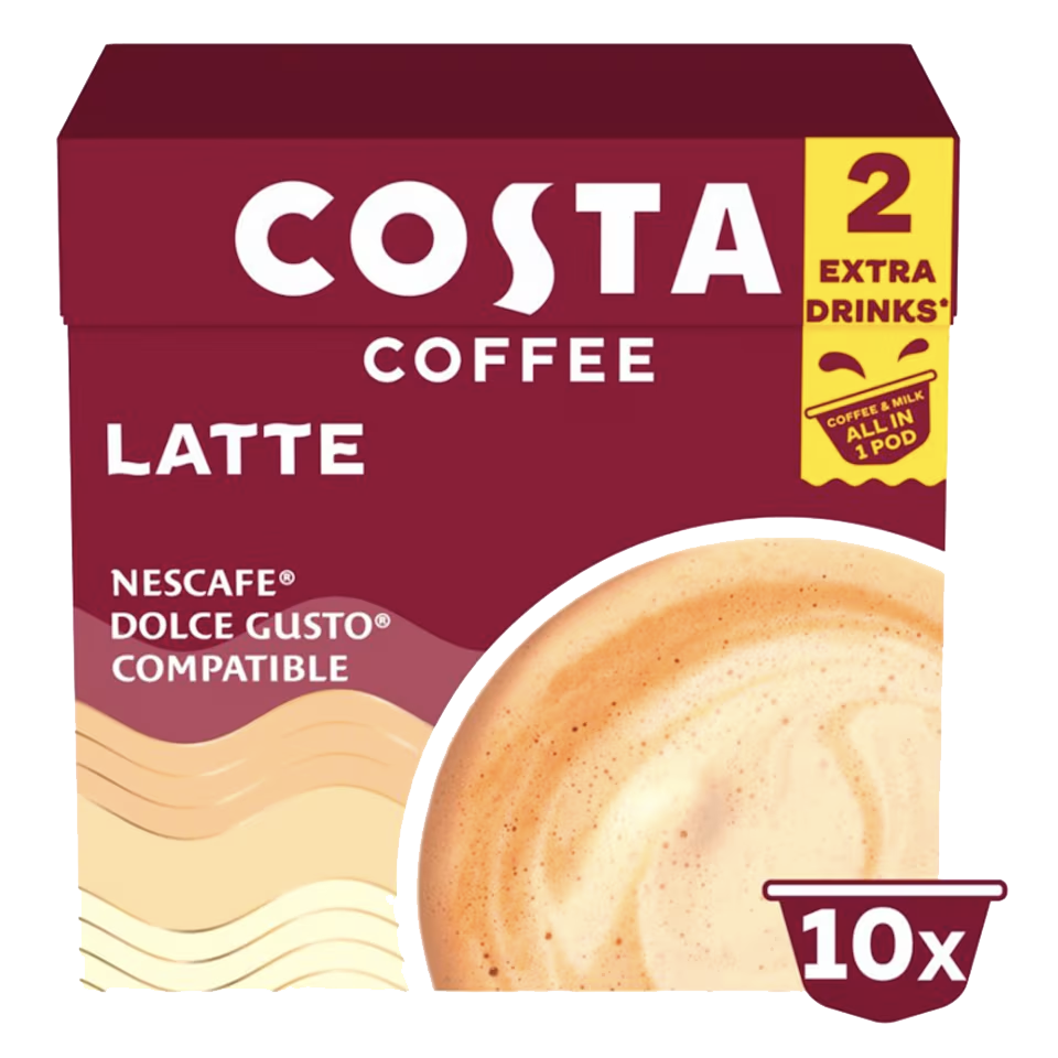 Latte – Costa Signature Blend Dolce Gusto Compatible Pods