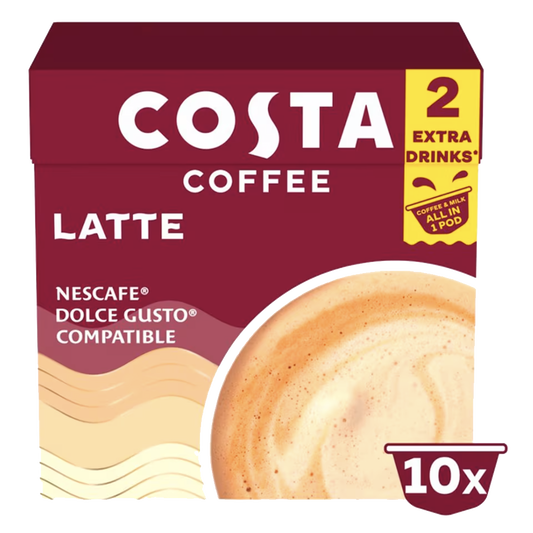 Latte – Costa Signature Blend Dolce Gusto Compatible Pods