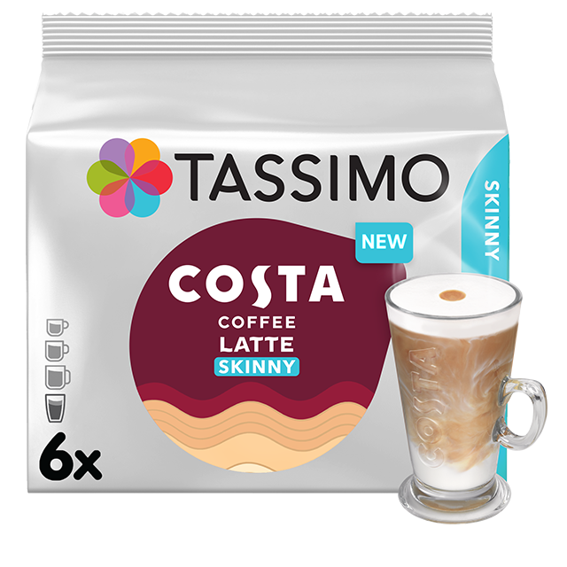 Costa Skinny Latte - Pods for Tassimo