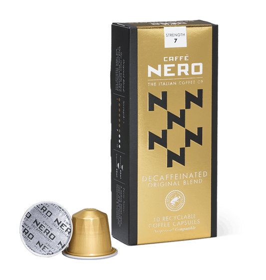 Caffe Nero Decaffeinated -<br />Original Blend Nespresso Compatible Capsules image 0