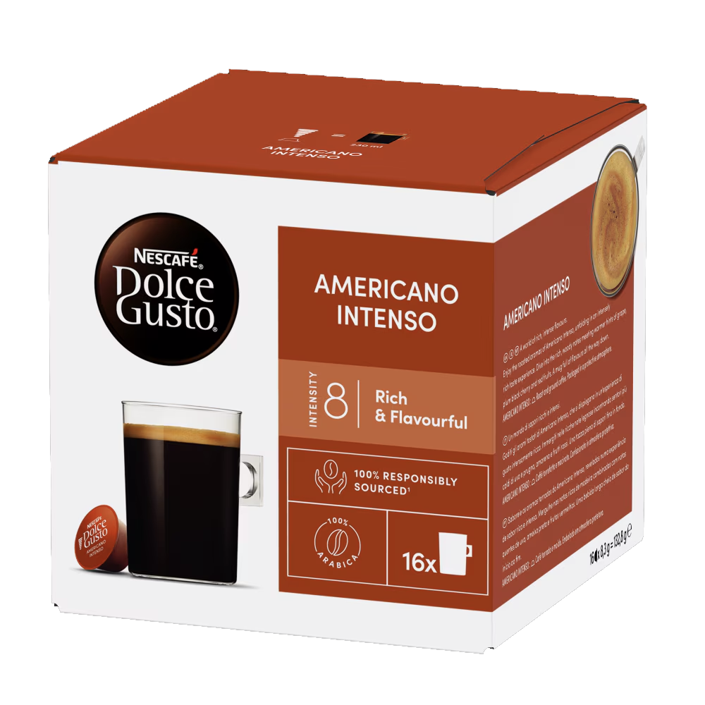 Americano Intenso Nescafe Dolce Gusto® Official Pods