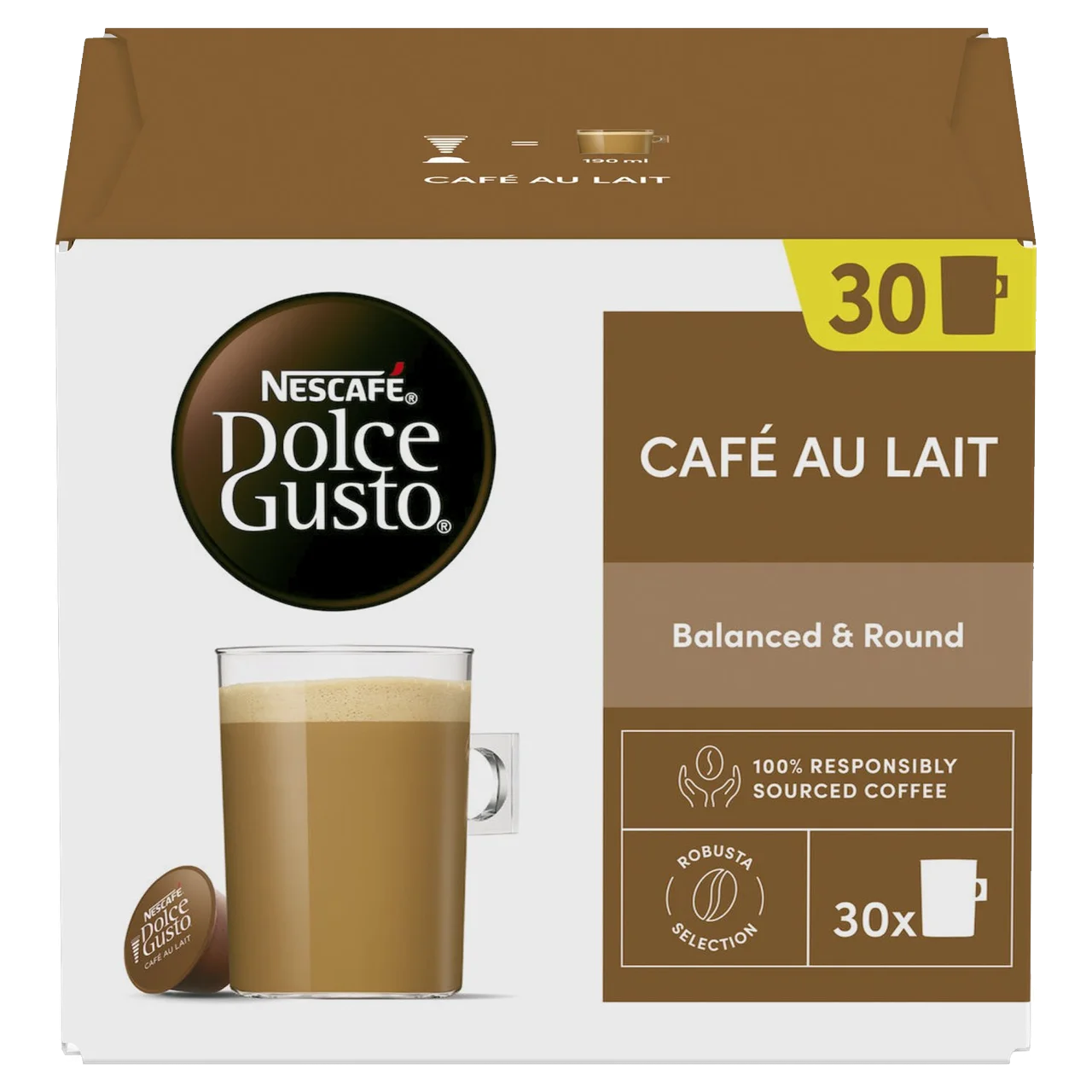 Cafe Au Lait - Nescafe Dolce Gusto® Official Pods