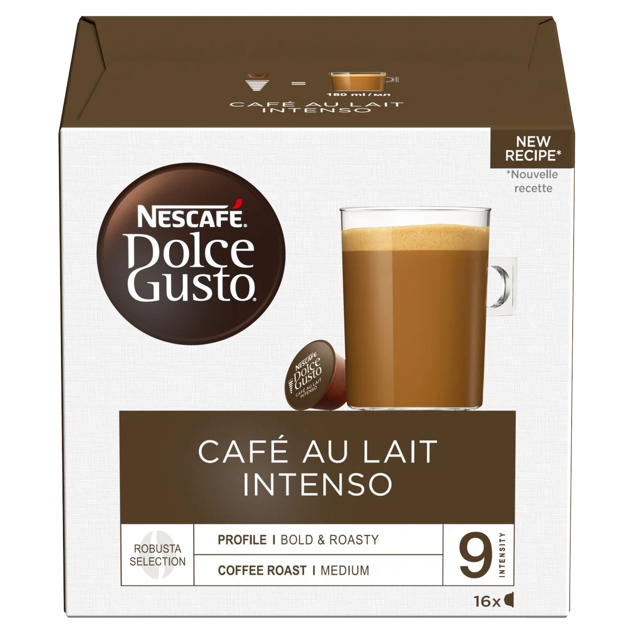 Cafe Au Lait Intenso - Dolce Gusto Official Pods