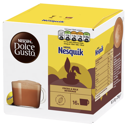 Nesquik Hot Chocolate - Dolce Gusto Compatible Pods