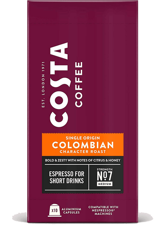 Colombian - Costa Coffee Nespresso Compatible Capsules image 1