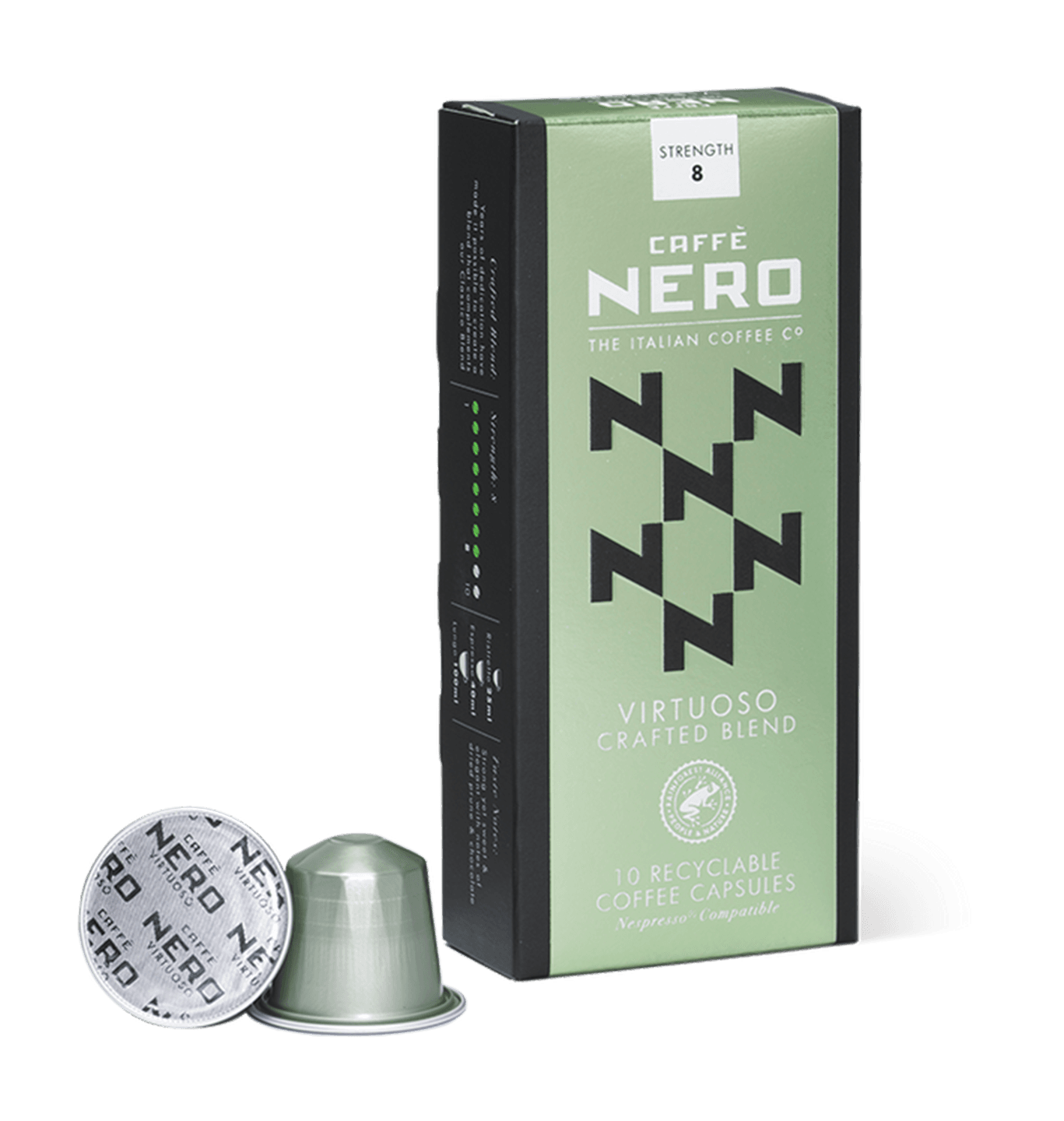 Caffe Nero Virtuoso -<br />Original Blend Nespresso Compatible Capsules image 0