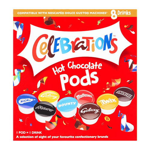 Celebrations Selection Hot Chocolate 
Dolce Gusto Compatible Pods image 0