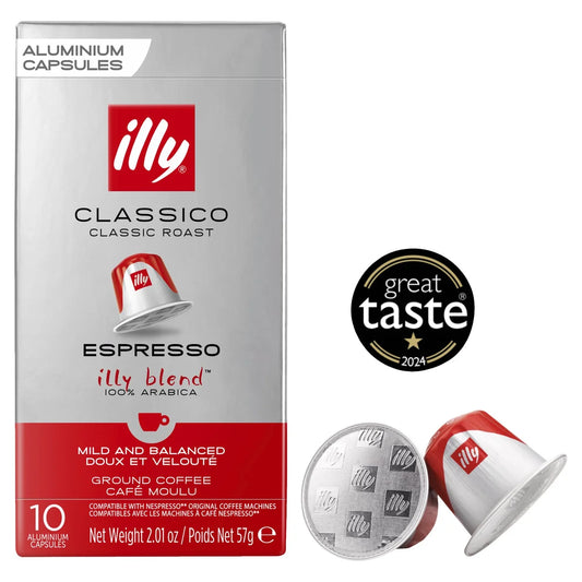 illy Classico - Nespresso Compatible Aluminium Espresso Pods
