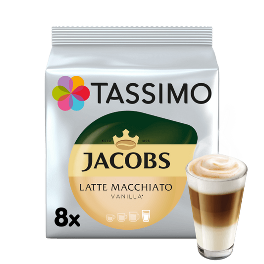 Jacobs Latte Macchiato Vanilla - Pods for Tassimo