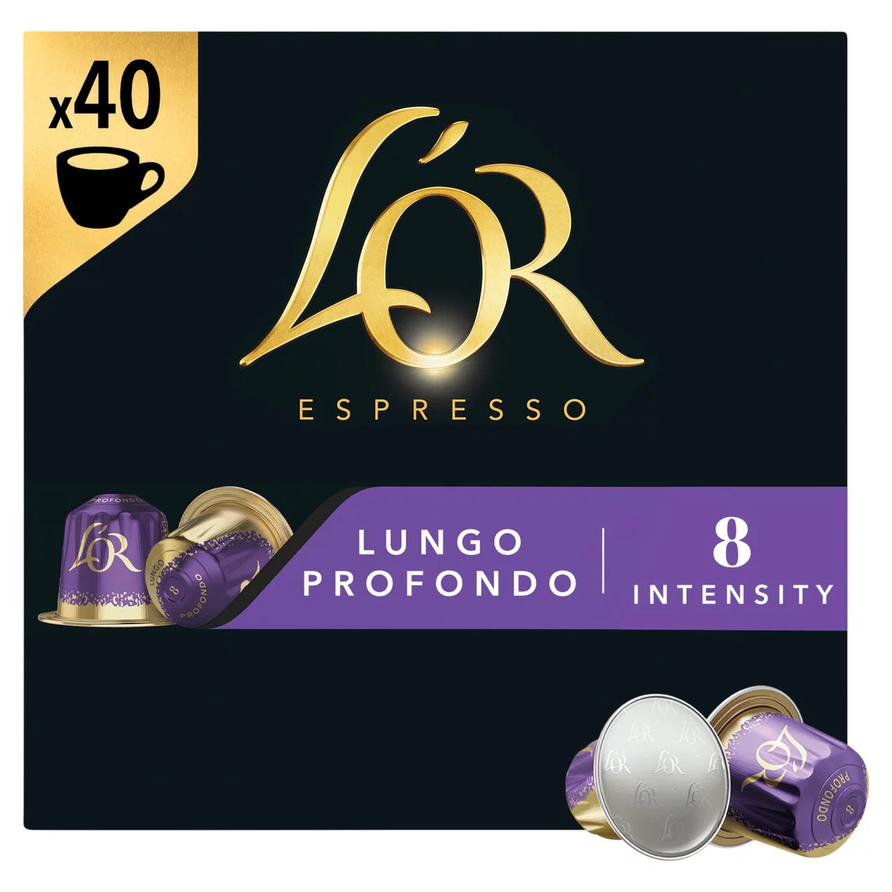 L'OR Profondo Lungo - Nespresso Compatible Aluminium Pods