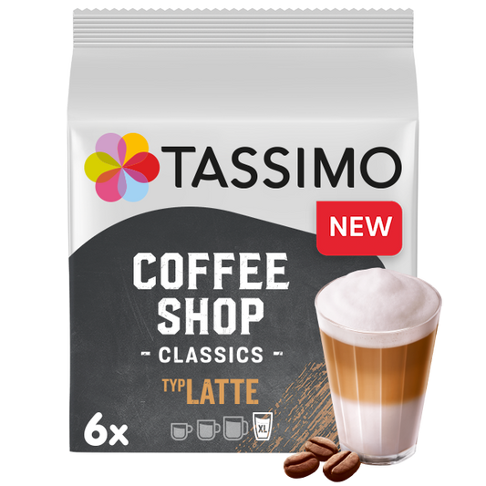 Latte from Coffee Shop Selections - Pods for Tassimo