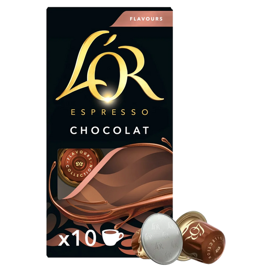 L'OR Chocolate Coffee Pods - Nespresso Compatible Aluminium Pods