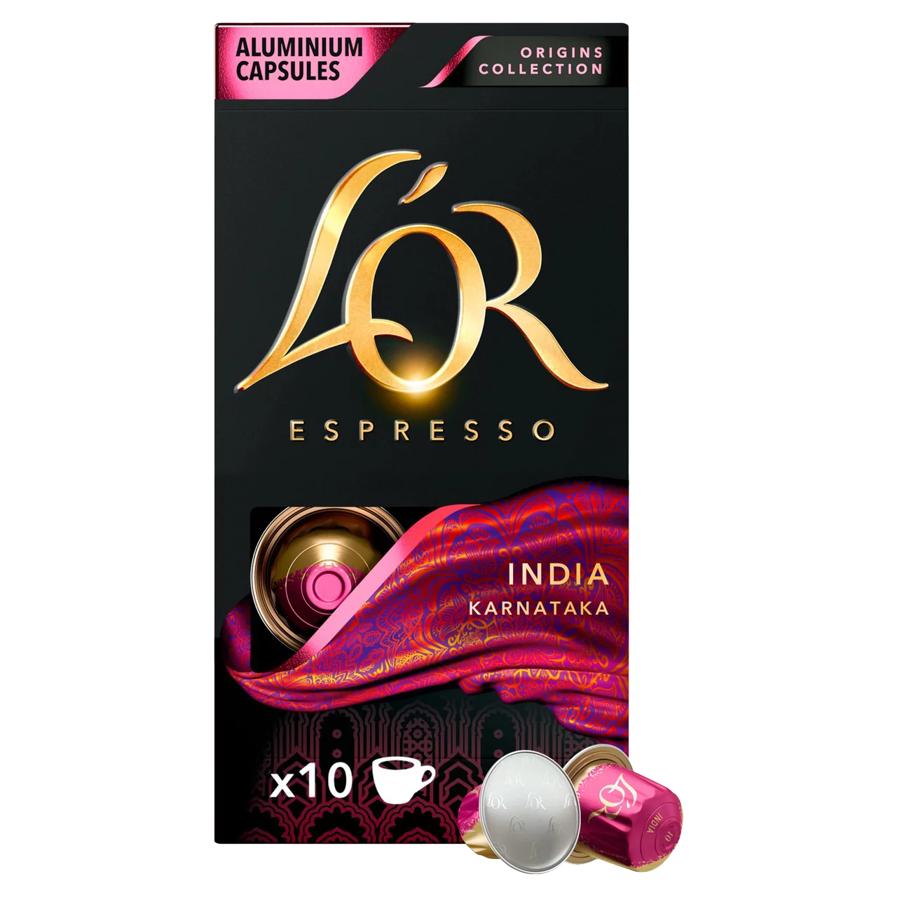 L'OR India = Nespresso Compatible Aluminium Pods