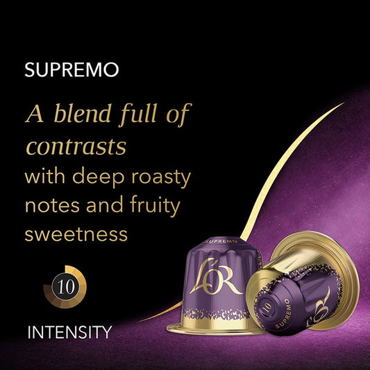 L'OR Espresso Supremo - Nespresso Compatible Aluminium Pods