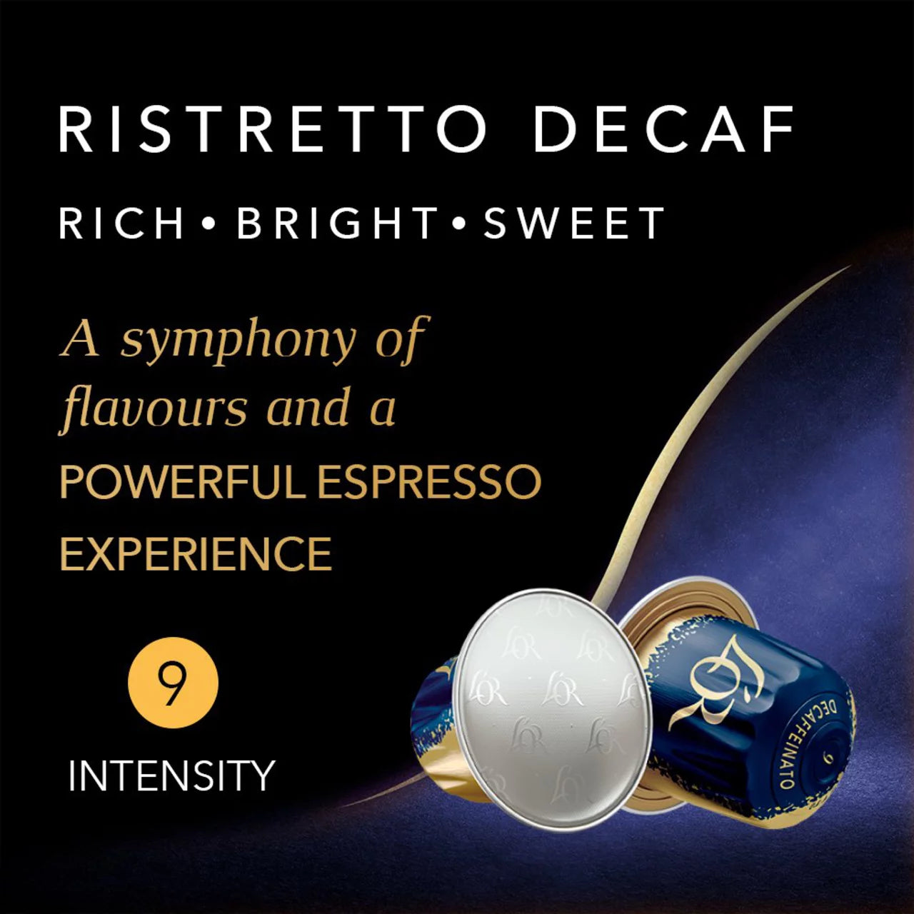 L'OR Ristretto Decaf - Nespresso Compatible Aluminium Pods