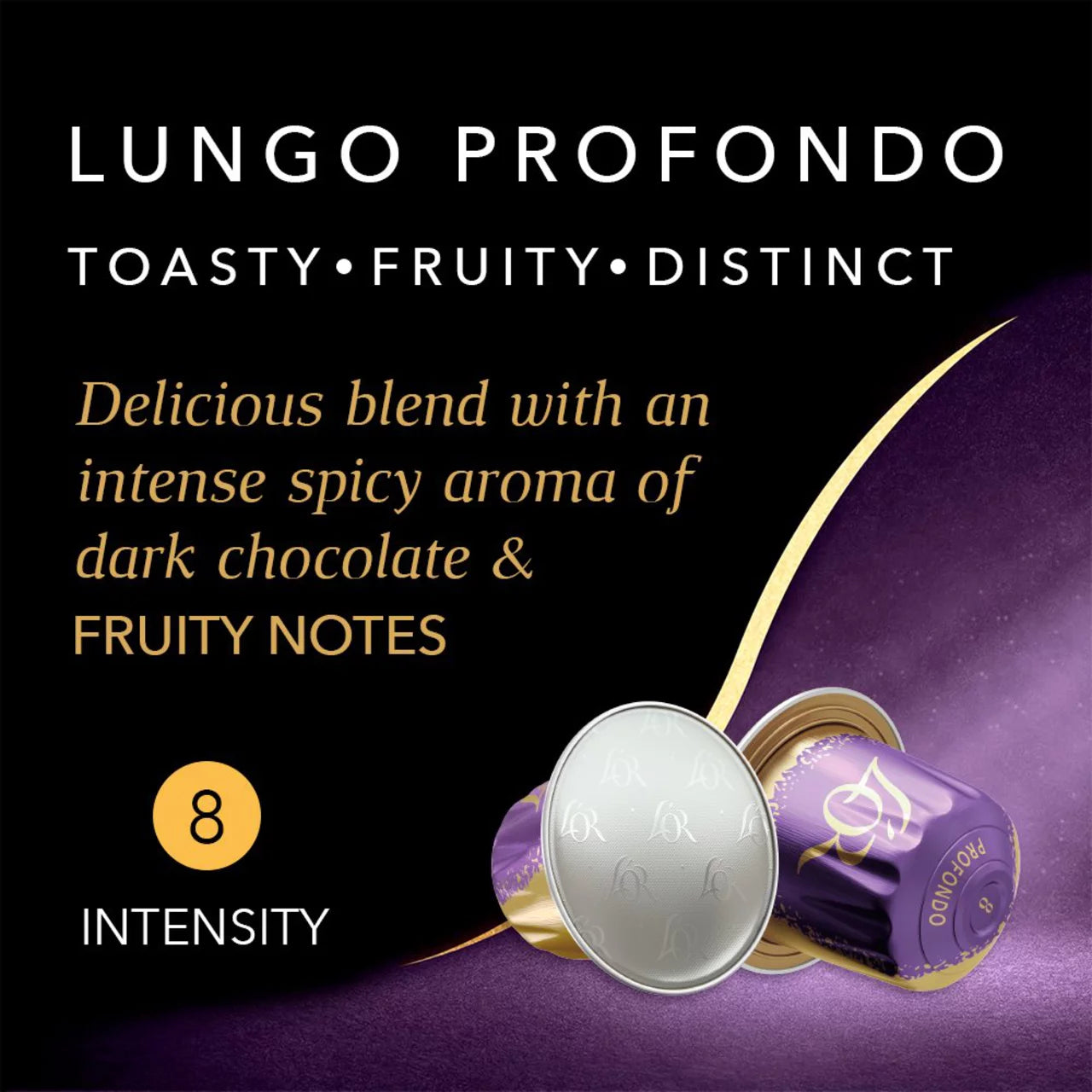 L'OR Profondo Lungo - Nespresso Compatible Aluminium Pods