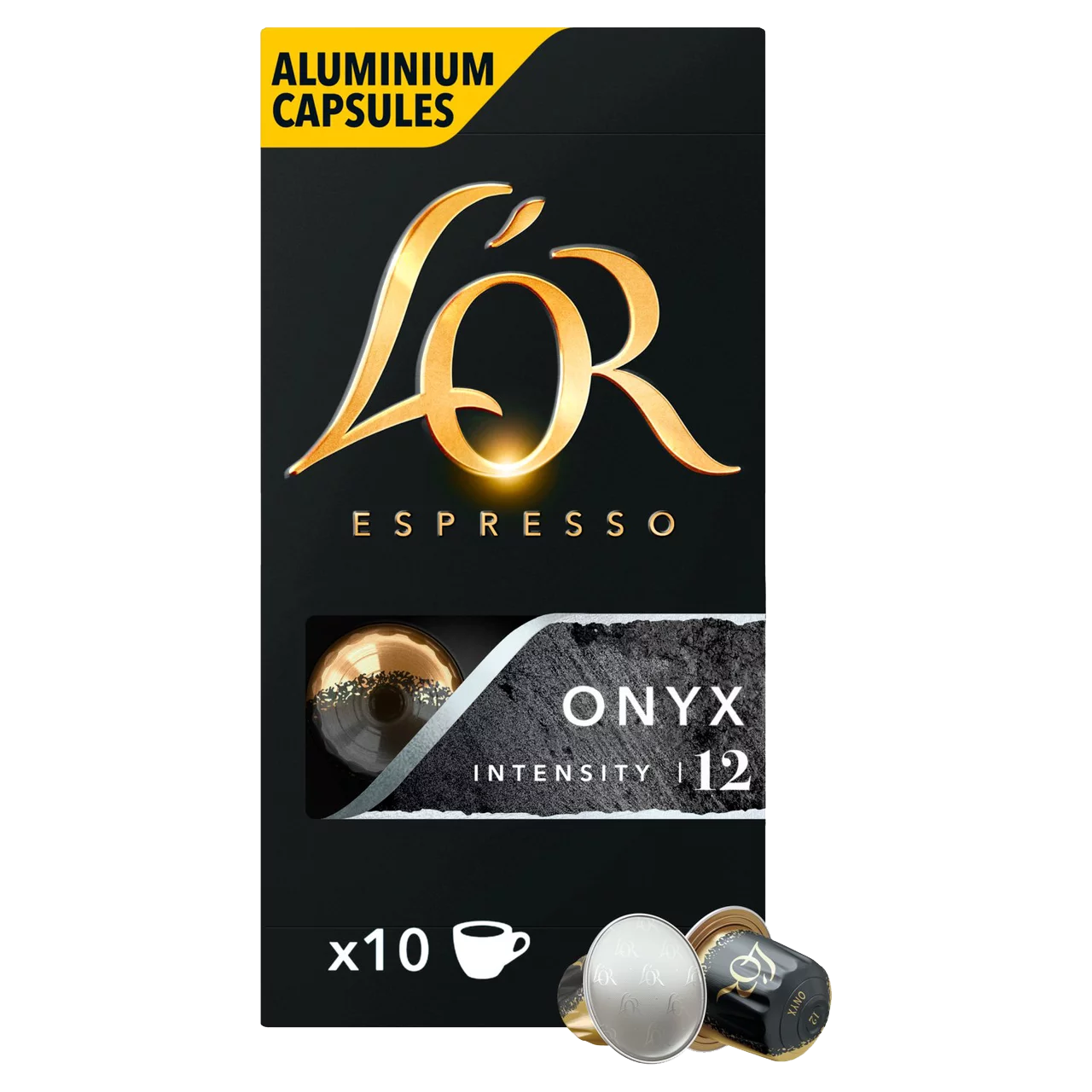 L'OR Onyx - Nespresso Compatible Aluminium Pods