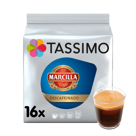 Marcilla Espresso Descafeinado - Decaffeinated Pods for Tassimo