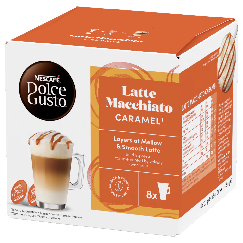 Caramel Latte Macchiato - Nescafe Dolce Gusto® Official Pods