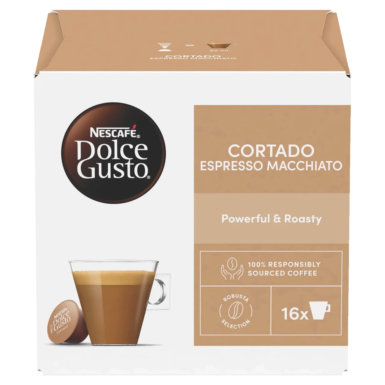 Cortado Espresso Macchiato - Nescafe Dolce Gusto® Official Pods