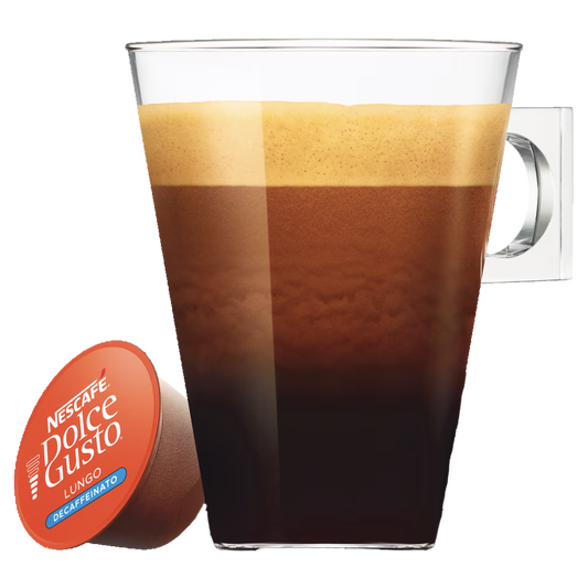 Lungo Decaffeinato - Decaffeinated Nescafe Dolce Gusto® Official Pods