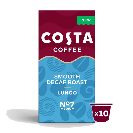 Smooth Decaf Roast - Costa Coffee Nespresso Compatible Aluminium Pods