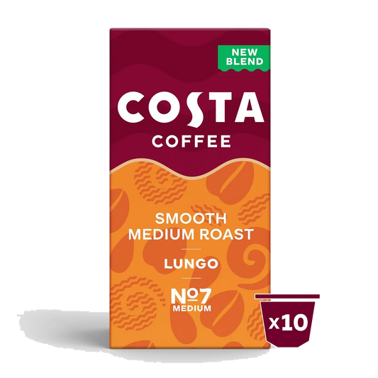 Smooth Medium Roast - Costa Coffee Nespresso Compatible Aluminium Pods